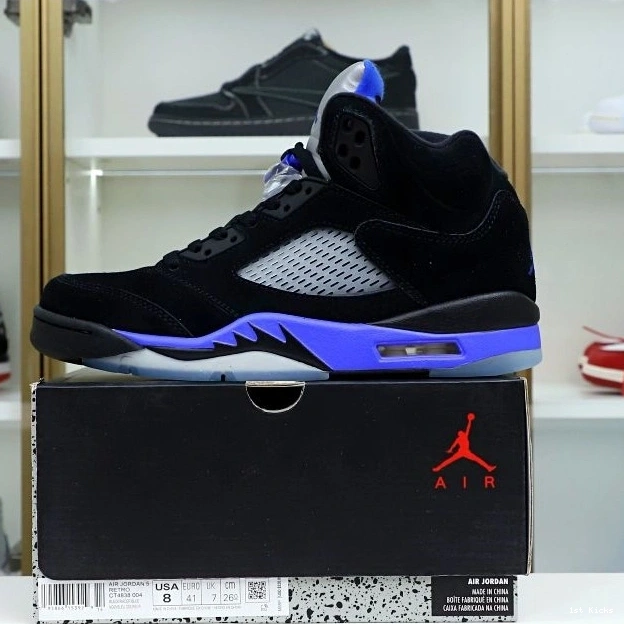 1st Kicks Shoes RETRO SportInspired 1971 Kimikick AIR 'RACER 5 JORDAN AIR JORDAN BLUE' 1201